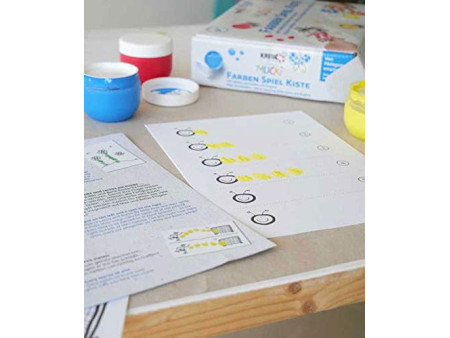 KREUL Gouache aux doigts 'MUCKI', kit de peinture pour jouer