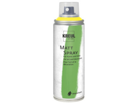 KREUL Peinture aéorosol MATT SPRAY, jaune, 200 ml