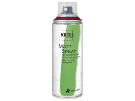 KREUL Peinture aéorosol MATT SPRAY, lie de vin, 200 ml