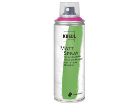 KREUL Peinture aéorosol MATT SPRAY, rose, 200 ml