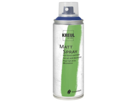 KREUL Peinture aéorosol MATT SPRAY, bleu cobalt, 200 ml