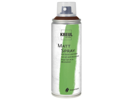 KREUL Peinture aéorosol MATT SPRAY, marron, 200 ml