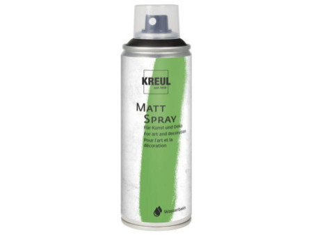 KREUL Peinture aéorosol MATT SPRAY, noir, 200 ml