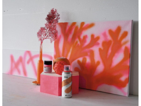 KREUL Peinture aéorosol NEON SPRAY, rose fluo, 200 ml
