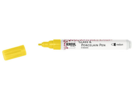 KREUL Glass & Porcelain Pen Classic, jaune canari