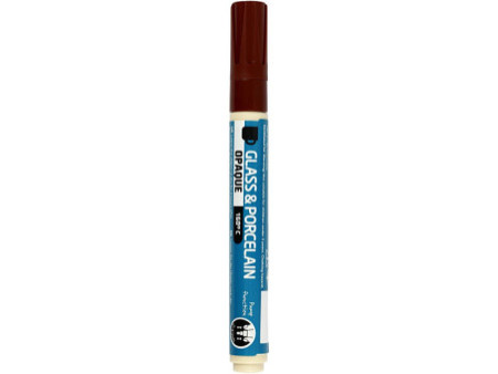 KREUL Glass & Porcelain Pen Classic, cognac