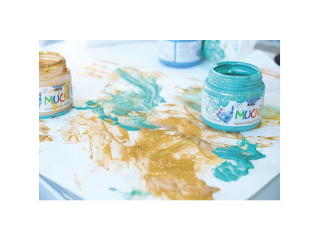 KREUL Gouache aux doigts nacrée 'MUCKI' vert émeraude
