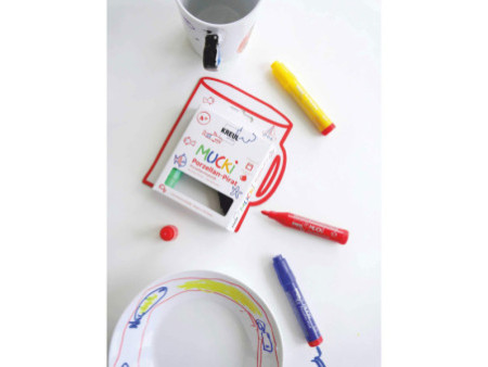 MUCKI Feutre pour porcelaine 'MUCKI', set de 5