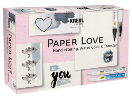 KREUL Kit créatif 'PaperLove', 6 pièces