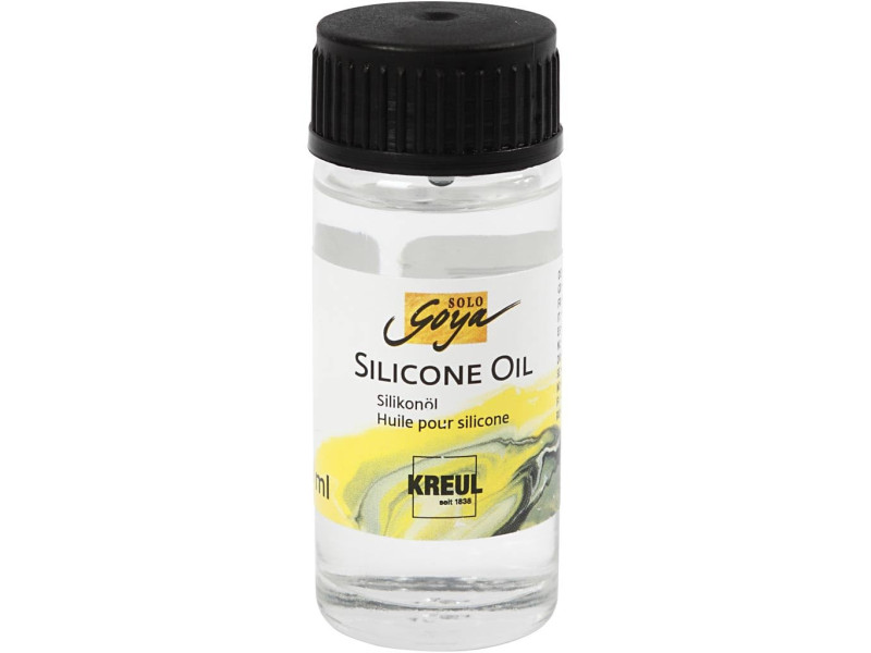 KREUL SOLO Goya Huile de silicone, flacon en verre 20 ml