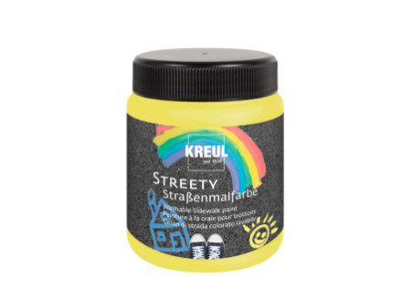 KREUL Peinture à la craie pour trottoir STREETY, jaune
