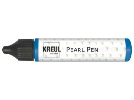 folia Marqueur effet perles Pearl Pen, 29 ml, bleu saphir