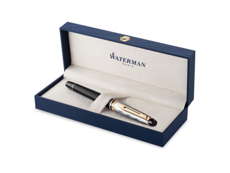 WATERMAN Stylo roller Expert Reflets de Paris Noir G.T.