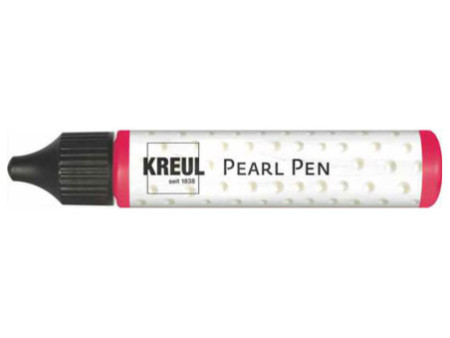 folia Marqueur effet perles Pearl Pen, 29 ml, rouge