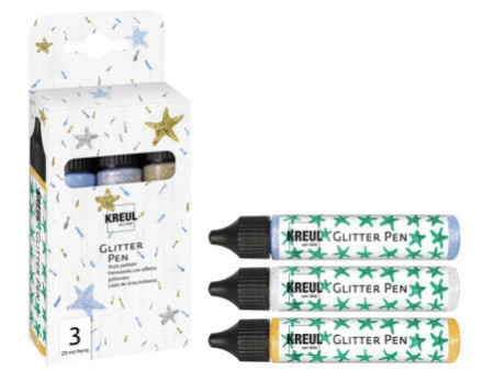 KREUL Glitter Pen, set de 3