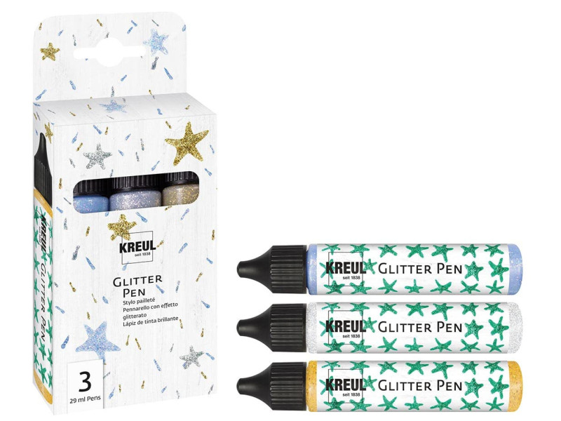 KREUL Glitter Pen, set de 3