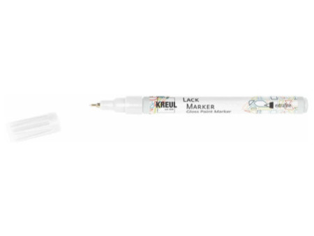 KREUL Lackmarker 'Gloss Paint Marker', extrafine, blanc