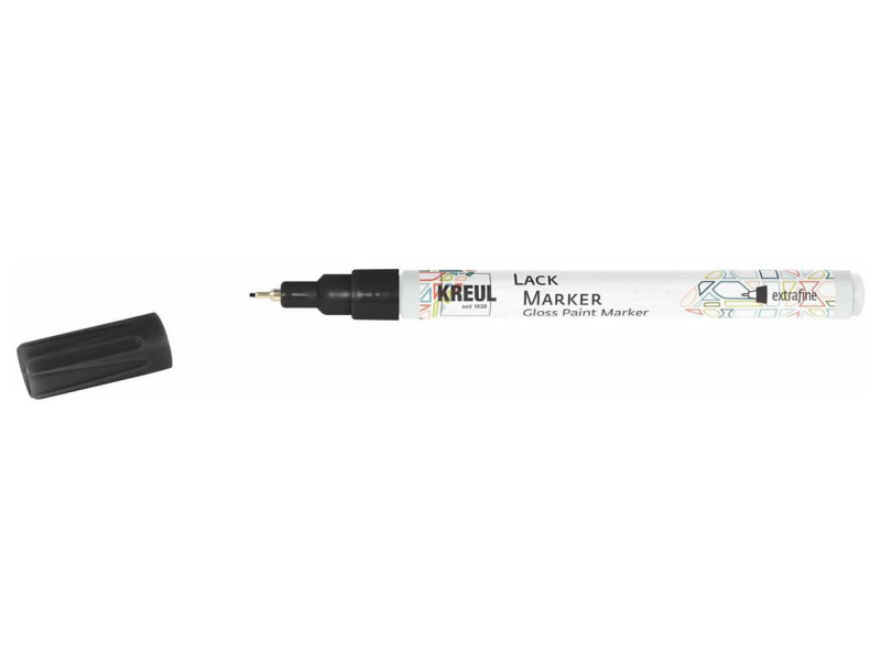 KREUL Lackmarker 'Gloss Paint Marker', extrafine, noir