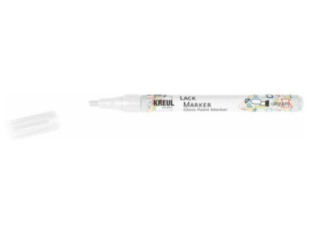 KREUL Lackmarker 'Gloss Paint Marker', calligraphy, blanc