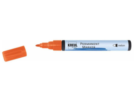 KREUL Marqueur permanent, medium, orange