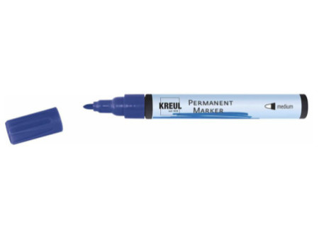 KREUL Marqueur permanent, medium, bleu