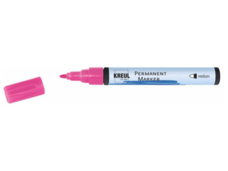 KREUL Marqueur permanent, medium, rose vif