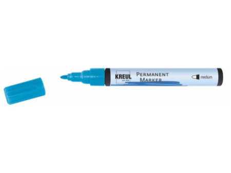 KREUL Marqueur permanent, medium, bleu clair