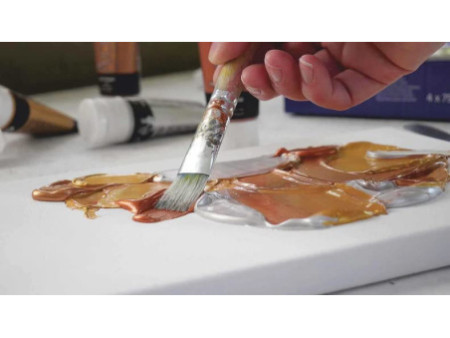 KREUL Peinture acrylique el Greco Acrylic Metallic, set de 4