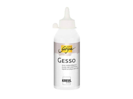 KREUL Apprêt acrylique SOLO Goya Gesso, blanc, 250 ml