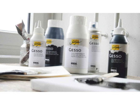KREUL Apprêt acrylique SOLO Goya Gesso, blanc, 250 ml