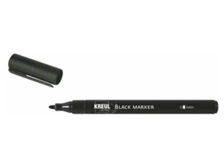 KREUL Black Marker, medium, noir