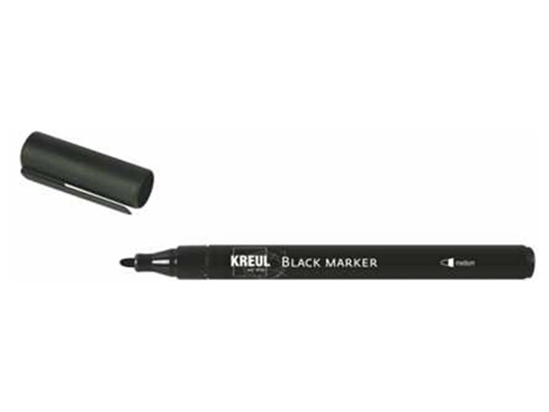 KREUL Black Marker, medium, noir