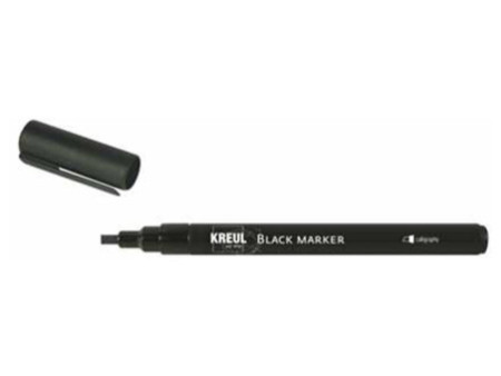 KREUL Black Marker, calligraphy, noir
