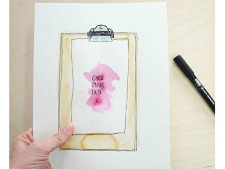 KREUL Black Marker, set de 4, noir