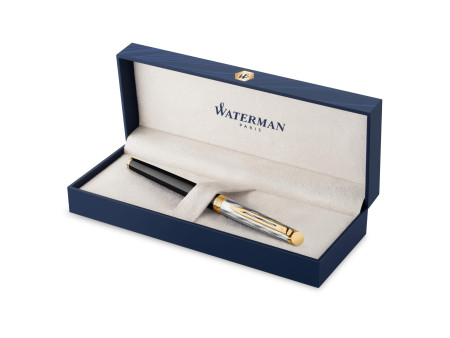 WATERMAN Stylo roller Hémisphère Reflets de Paris Noir G.T.