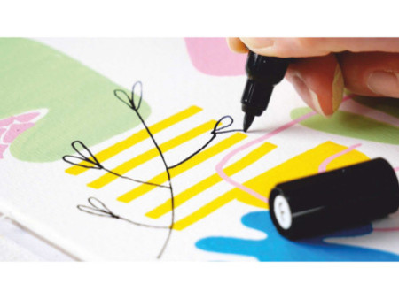 KREUL Marqueur acrylique TRITON Acrylic Marker fine, blanc
