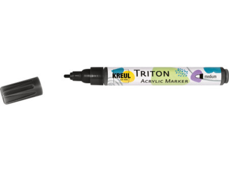 KREUL Marqueur acrylique TRITON Acrylic Marker, noir