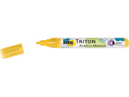 KREUL Marqueur acrylique TRITON Acrylic Marker, jaune maïs