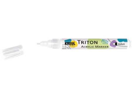 KREUL Marqueur acrylique TRITON Acrylic Marker, blanc