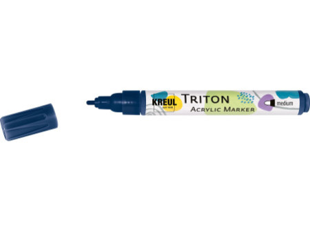 KREUL Marqueur acrylique TRITON Acrylic Marker, bleu foncé