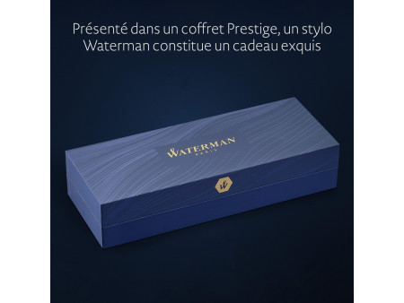 WATERMAN Stylo à bille Hémisphère Reflets de Paris Noir G.T.