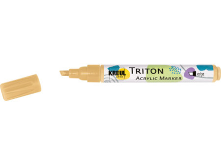 KREUL Marqueur acrylique TRITON Acrylic Marker, or pâle