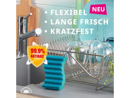 Spontex Éponge Flexy Fresh, pack de 4