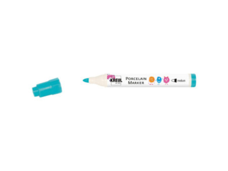 KREUL Marqueur pour porcelaine medium, turquoise