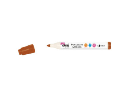 KREUL Marqueur pour porcelaine medium, marron