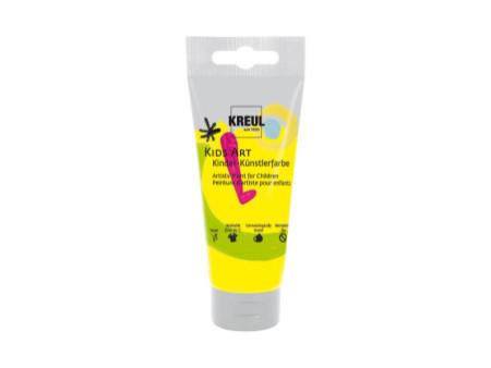 KREUL Kids Art Peinture d'artiste pour enfants, 75 ml, jaune