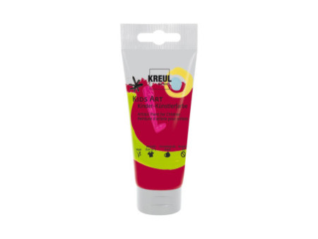 KREUL Kids Art Peinture d'artiste pour enfants, 75 ml, rouge