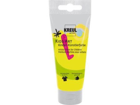 KREUL Kids Art Peinture d'artiste pour enfants, 75 ml, jaune
