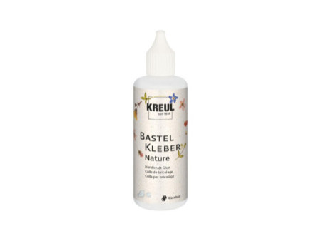 KREUL Colle de bricolage Nature, en tube plastique, 80 ml