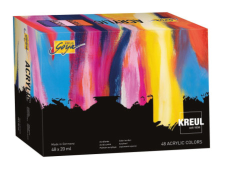 KREUL Peinture acrylique SOLO Goya Acrylic, 20 ml, set de 48